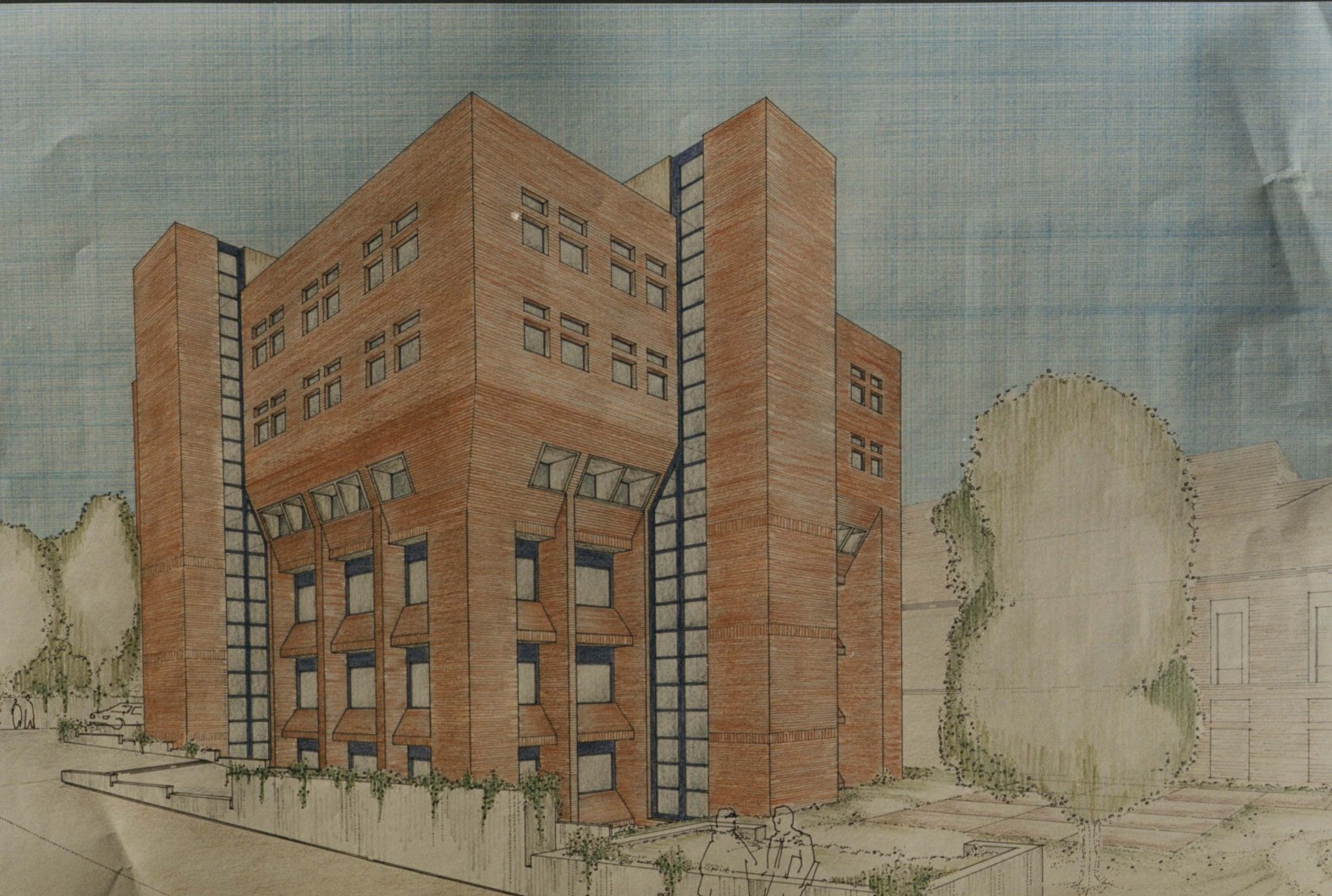 1985 16 disegno prospettiva